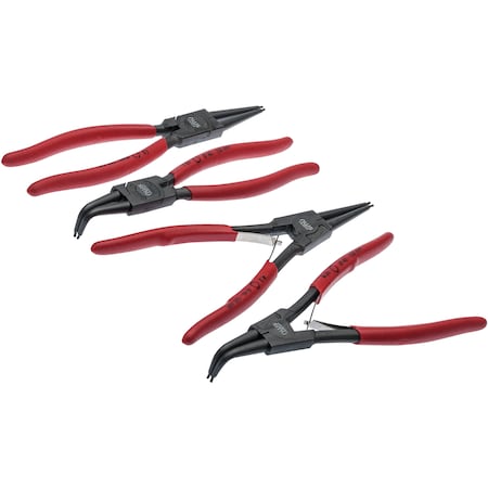 Nws Set of Circlip Pliers, 4 pcs 2 Internal, 2 External, Sixe 40 mm-100 mm 793